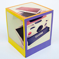Old Polaroid Camera SX70 Cube - From 2D to 3D by Ritchard Ton