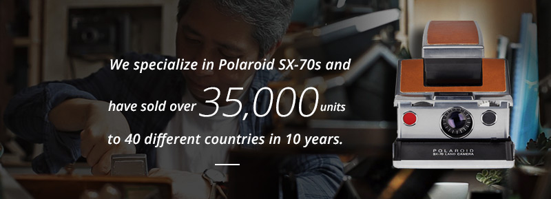over 35,000 units of SX-70 sold all over the world