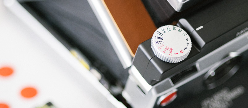 Enjoy the manual power for Polaroid SX-70 photographer